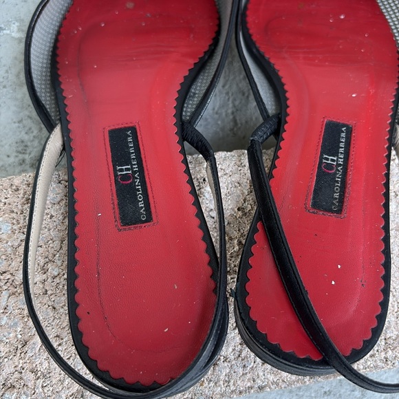 Carolina Herrera Mesh slingbacks - Picture 7 of 9